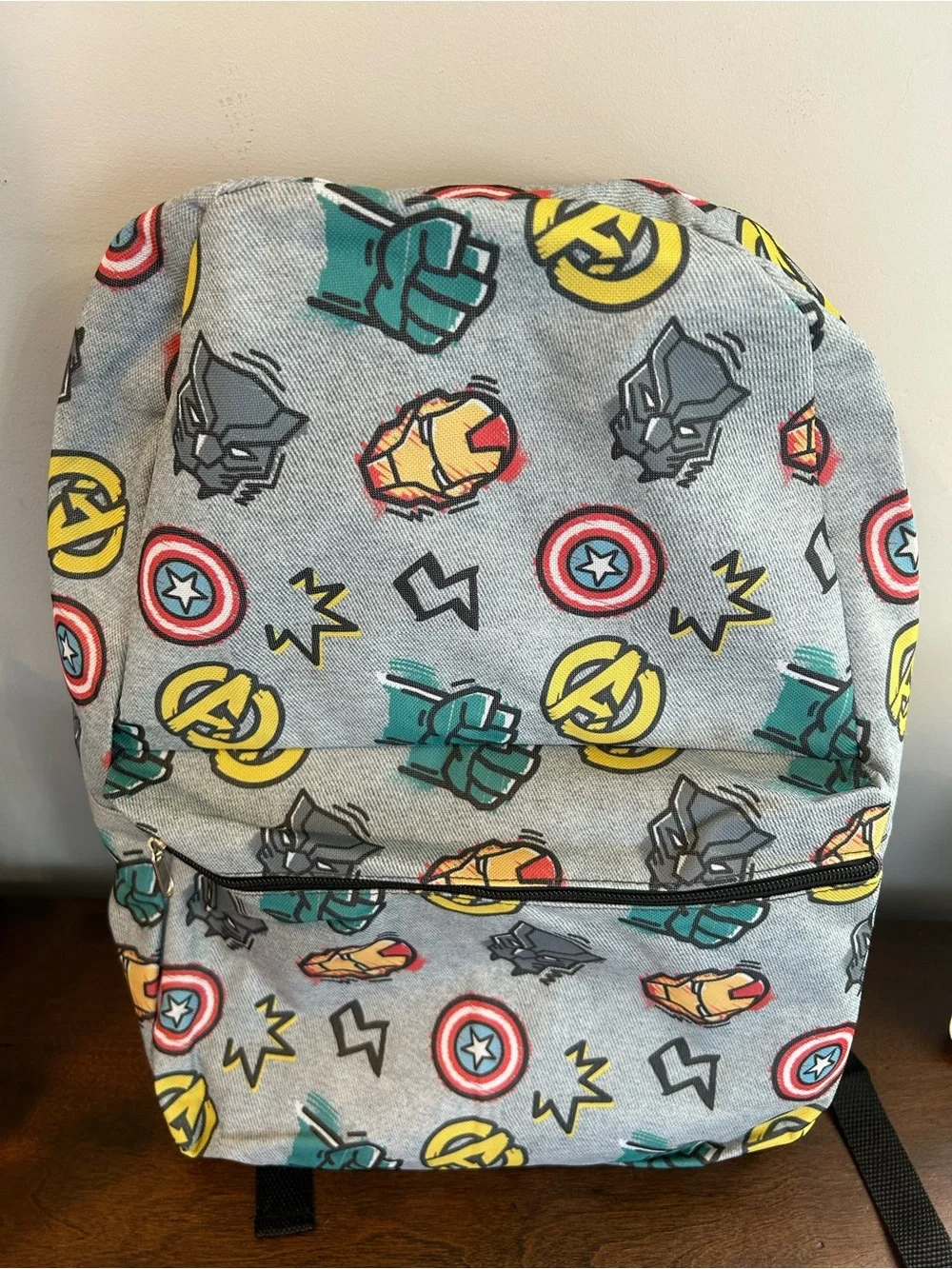 Fast Forward X Marvel Avengers Large Multi Colored Back Pack 2 Zip Pockets New!!